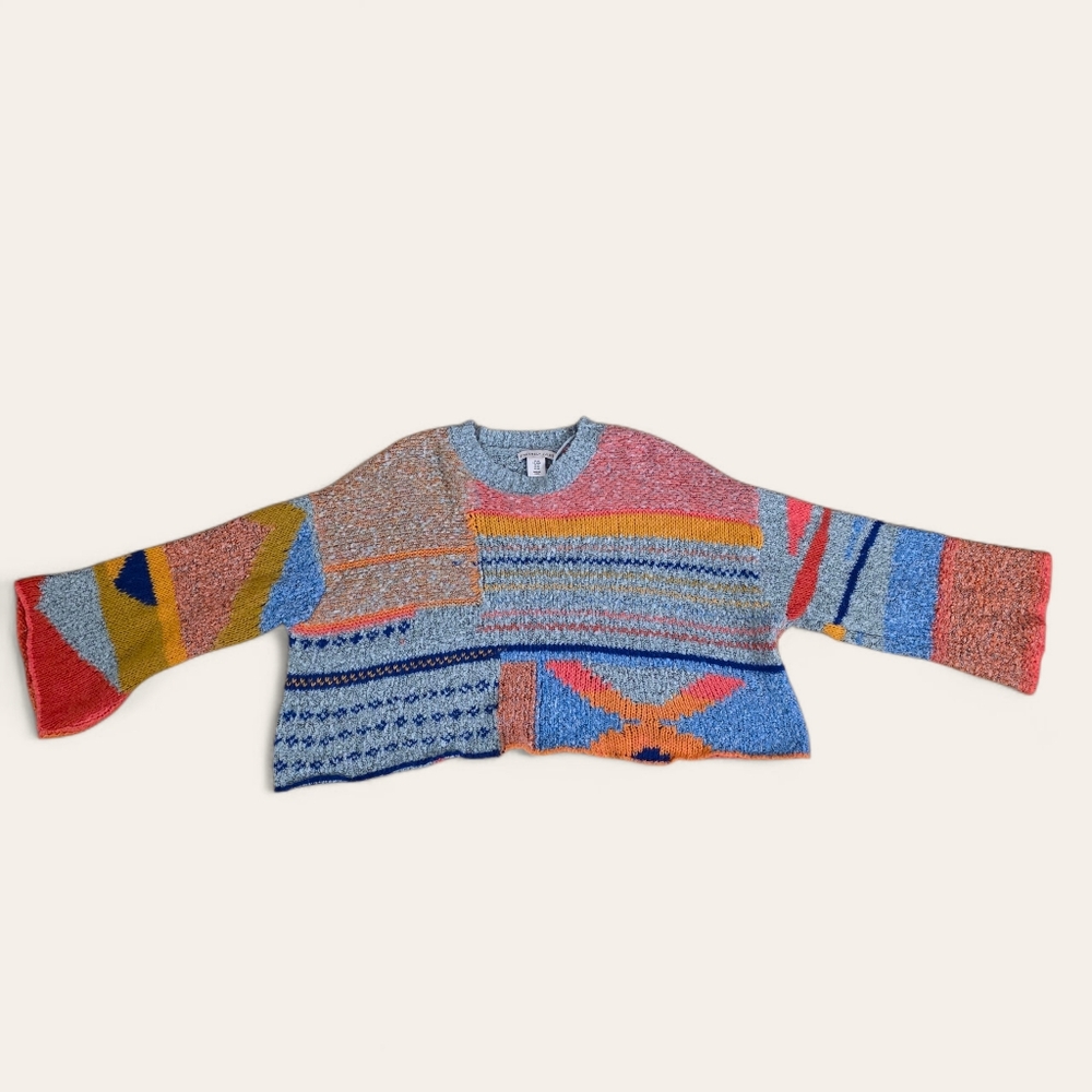 Sincerely Jules Oversized Crop Sweater- M